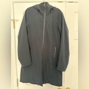 Lululemon Athletica Black Trench Coat